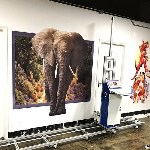 墙体彩绘机与UV智能喷印机 壁画打印技术如何革新广告与室内装饰